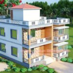 6 Bedroom Duplex House Design in Bangladesh